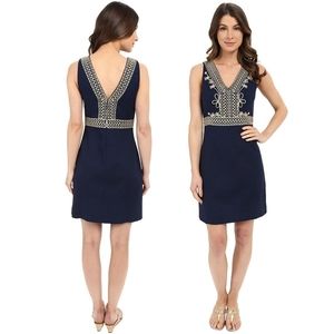 Lilly Pulitzer Women's Aveline Shift, True Navy, 2